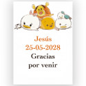 Disney bebés, etiqueta adhesiva 7x5cm para personalizar