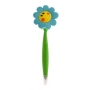 Bolígrafo con forma graciosa para regalar, forma flor con carita sonriente