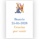 Winnie de Pooh, etiqueta adhesiva para eventos infantiles 5x7cm