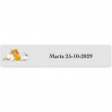 Disney bebé, adhesivo 5x1cm transparente para eventos infantiles