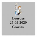Frozen etiqueta adhesiva transparente 5x5cm personalizada