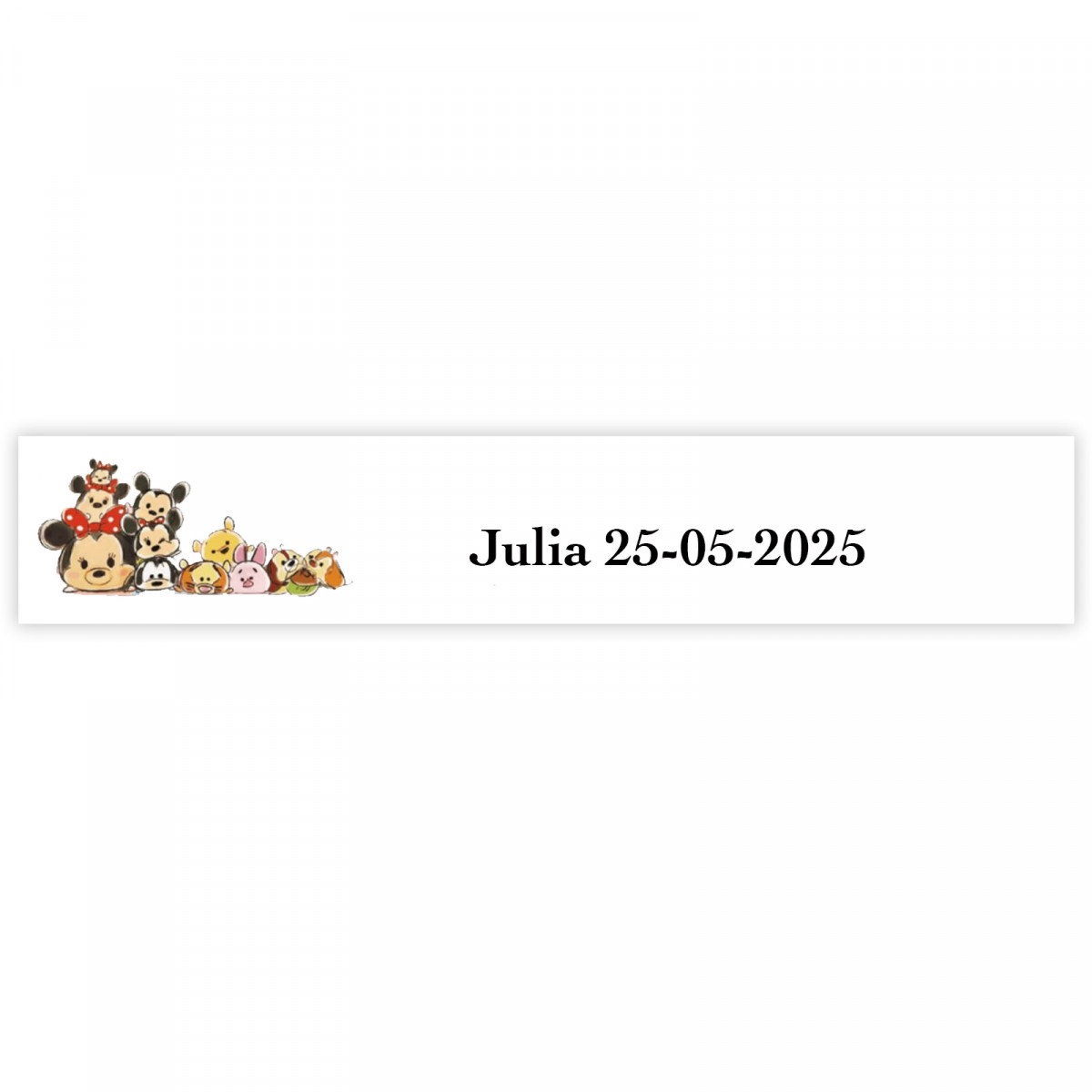 Pandilla Disney 5x1cm adhesivo personalizado para decorar
