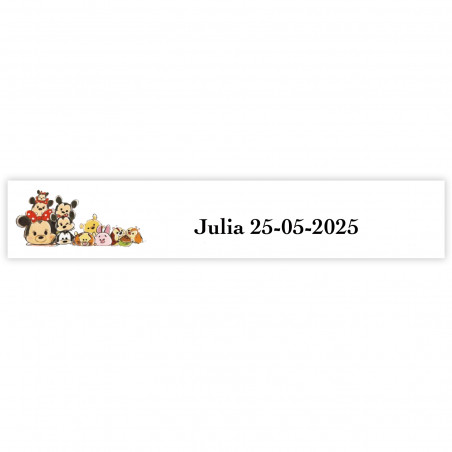 Pandilla Disney 5x1cm adhesivo personalizado para decorar
