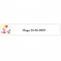 Peppa Pig adhesivo personalizado para eventos 5x1cm