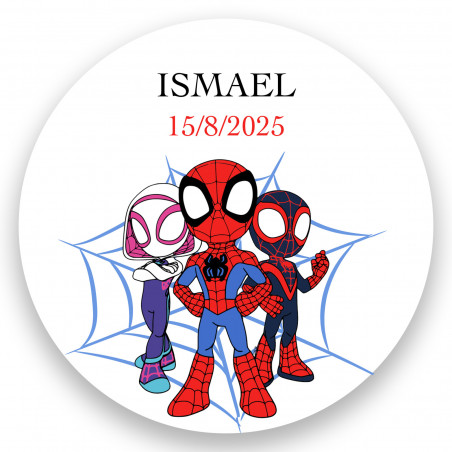 Spidey y su superequipo detalle infantil con jarra y chuches