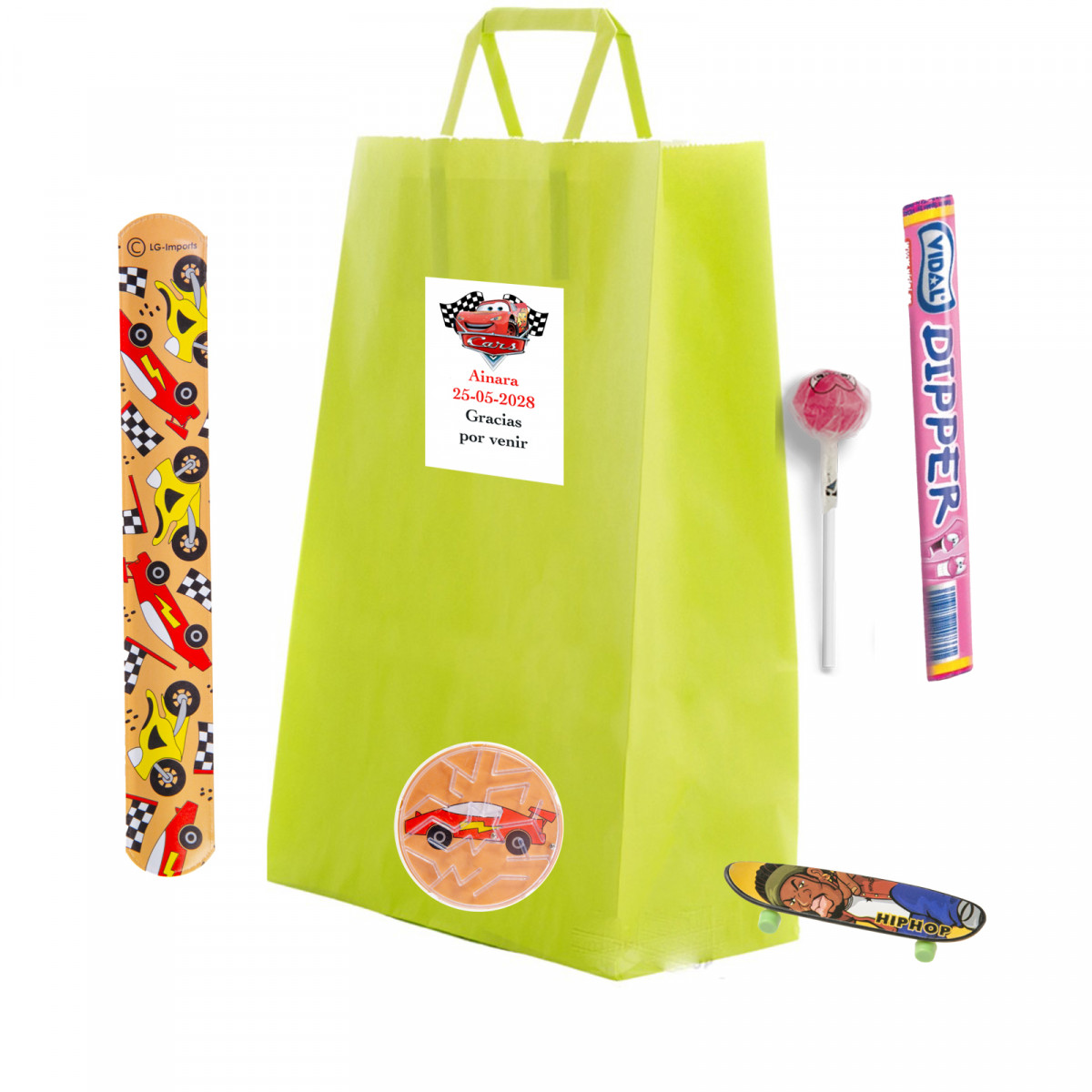 Cars bolsa de regalos piñata infantil