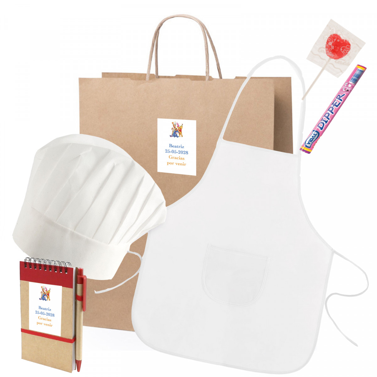 Winnie The Pooh set de chef infantil para regalar