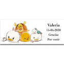 Disney bebés adhesivo con texto personalizado 13x5cm