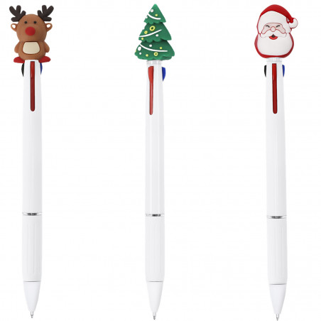 Bolígrafo multicolor navideño para regalar