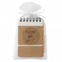 Ideas personalizadas para bodas libreta con bolígrafo