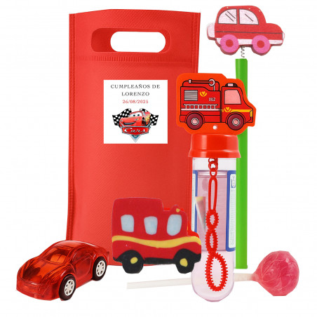 Cars con Bolsa Personalizados para Cumpleaños y Eventos