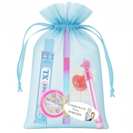 Frozen bolsa personalizada con juguetes y chuches