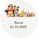 Disney adhesivos transparentes personalizados 3cm