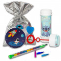 Stitch bolsa sorpresa con pompero accesorios papelería y piruleta pintalenguas