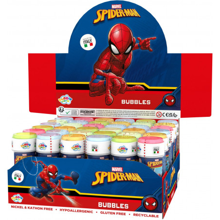 Spiderman bolsa metálica con detalles divertidos infantiles