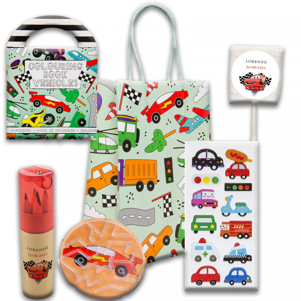 Cars pack de entretenimiento educativo para niños