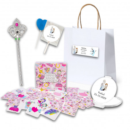 Frozen bolsa piñata con artículos personalizados para jugar