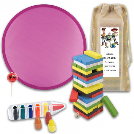 Toy Story jenga de madera para niños y otros juguetes de entretenimiento