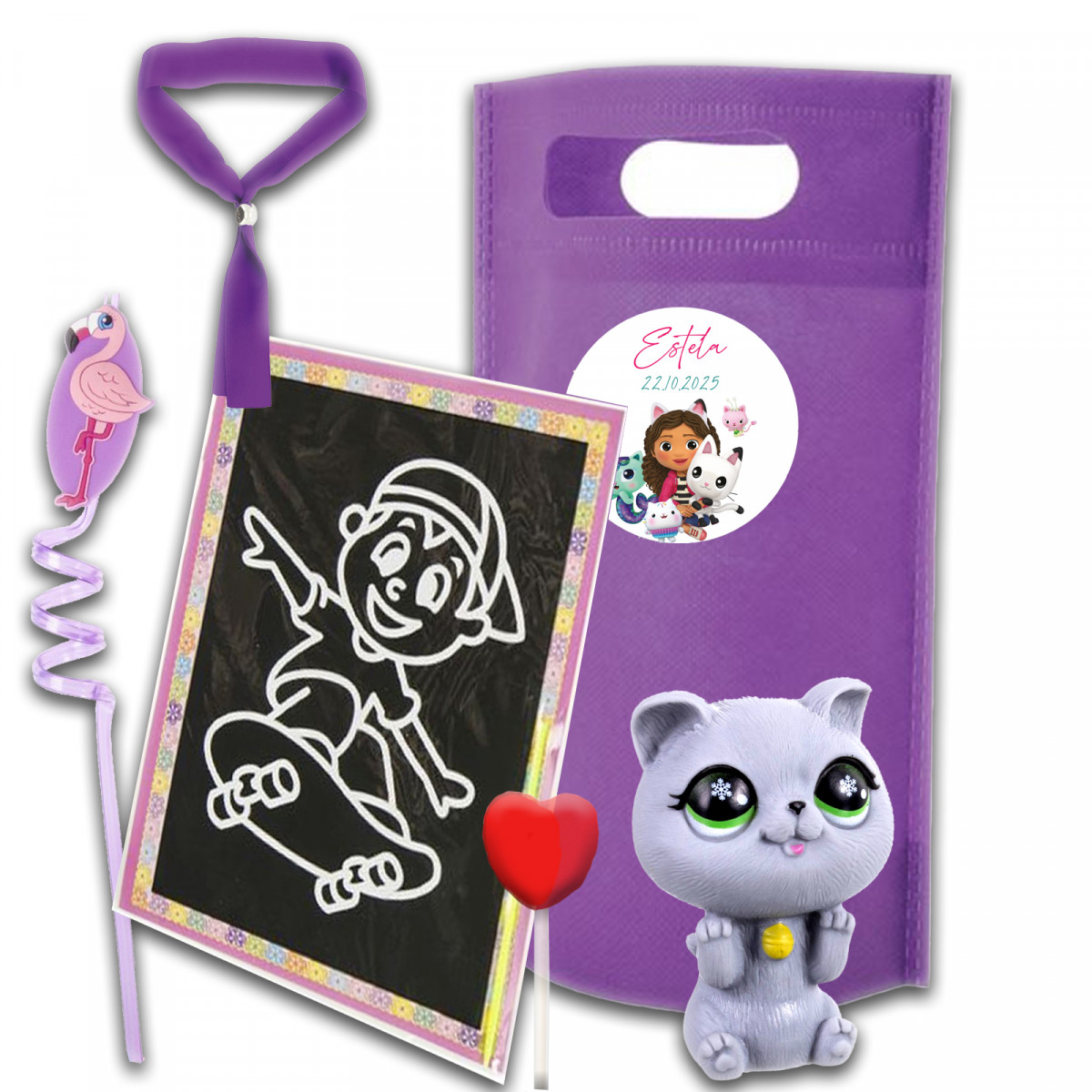 Gabby Gato, pack regalo con artículos de entretenimiento