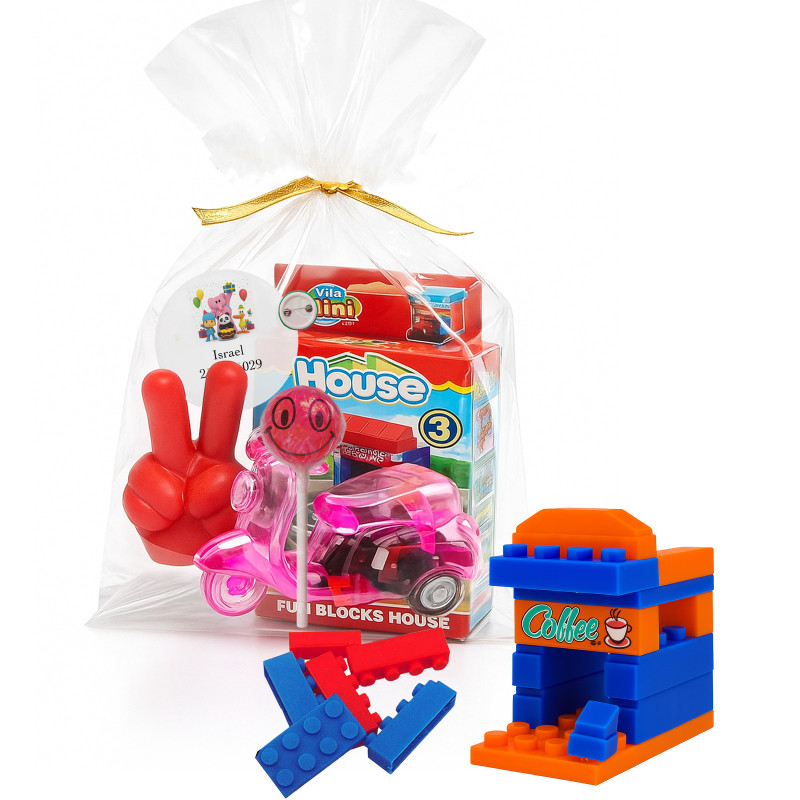 Pocoyó, juego de construcción infantil en bolsa piñata con detalles creativos