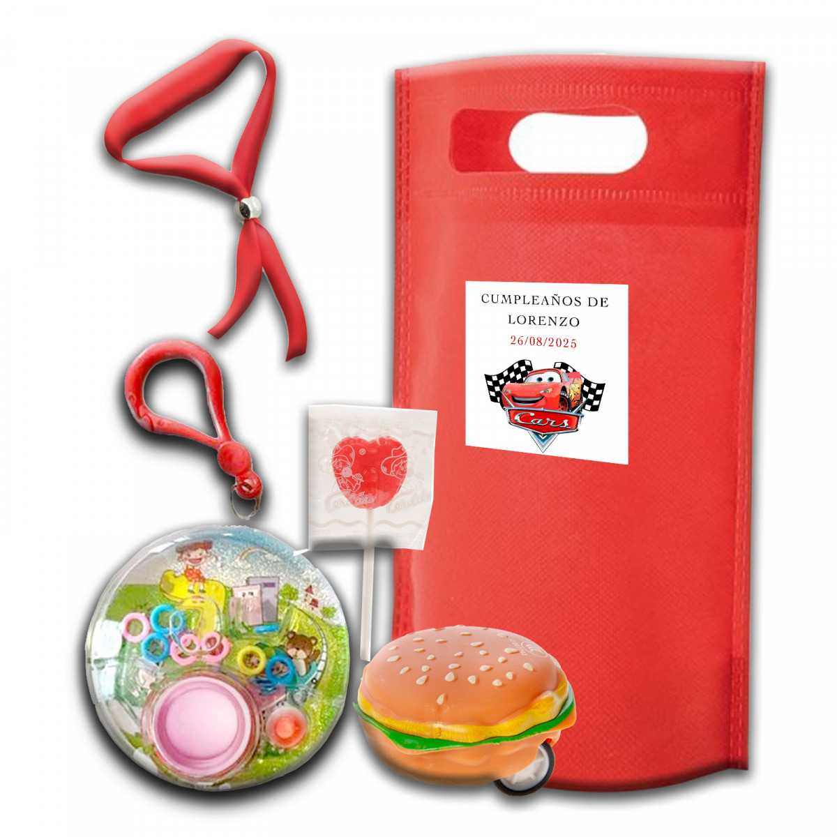 Cars, pack infantil con regalos divertidos para niños