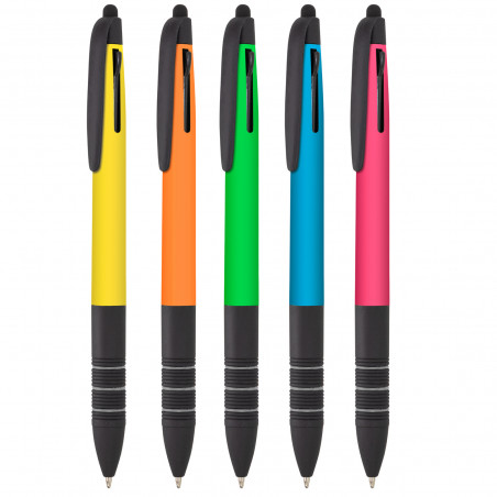 Bolígrafos con tinta azul, negra y roja, pack de 5 unidades