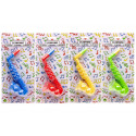 Saxofón de juguete de 15 cm de colores