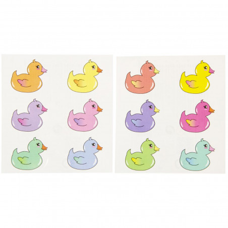 Tatuajes de patitos de gomas para niños