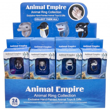 Anillo animales marinos infantiles