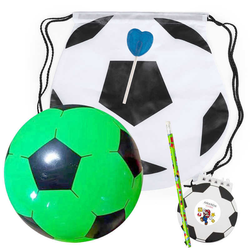 Super Mario Bros set futbolero personalizado