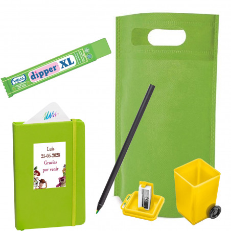 Toy Story set escolar personalizado con chuche