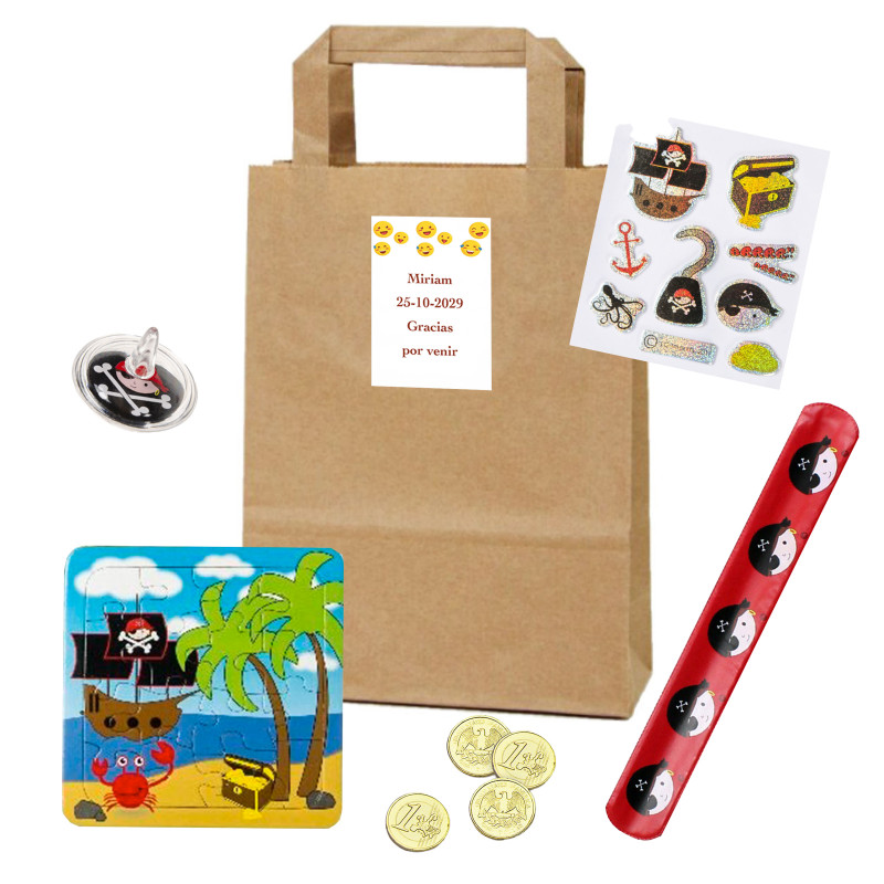 Emojis regalos para cumpleaños piratas