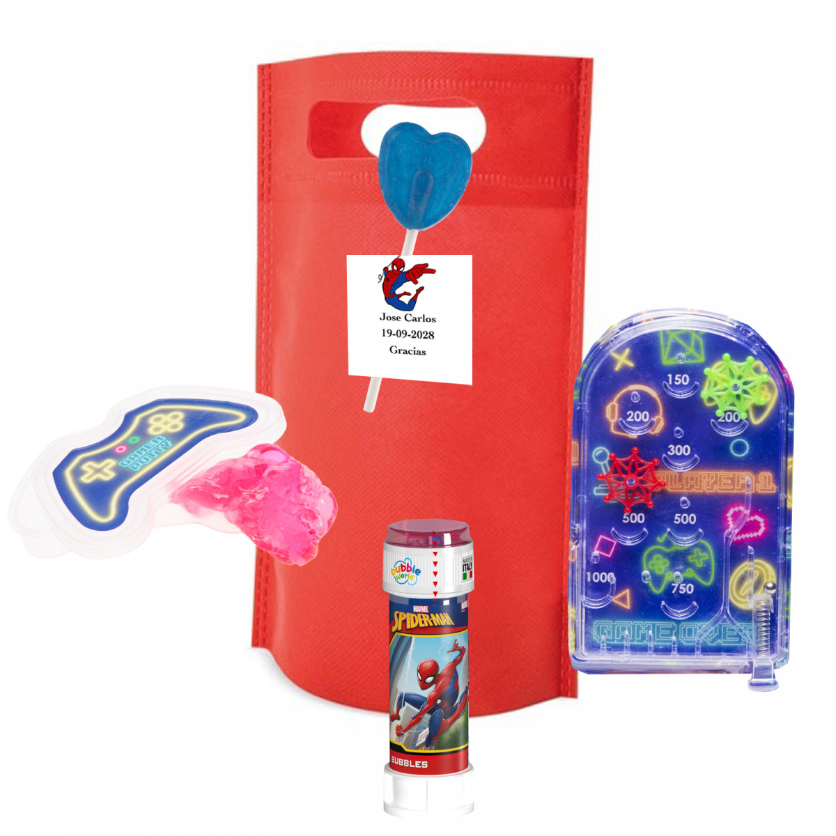 Spiderman detalles originales para niños