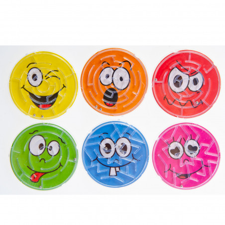 Emojis caja piñata con dulces y jugetes