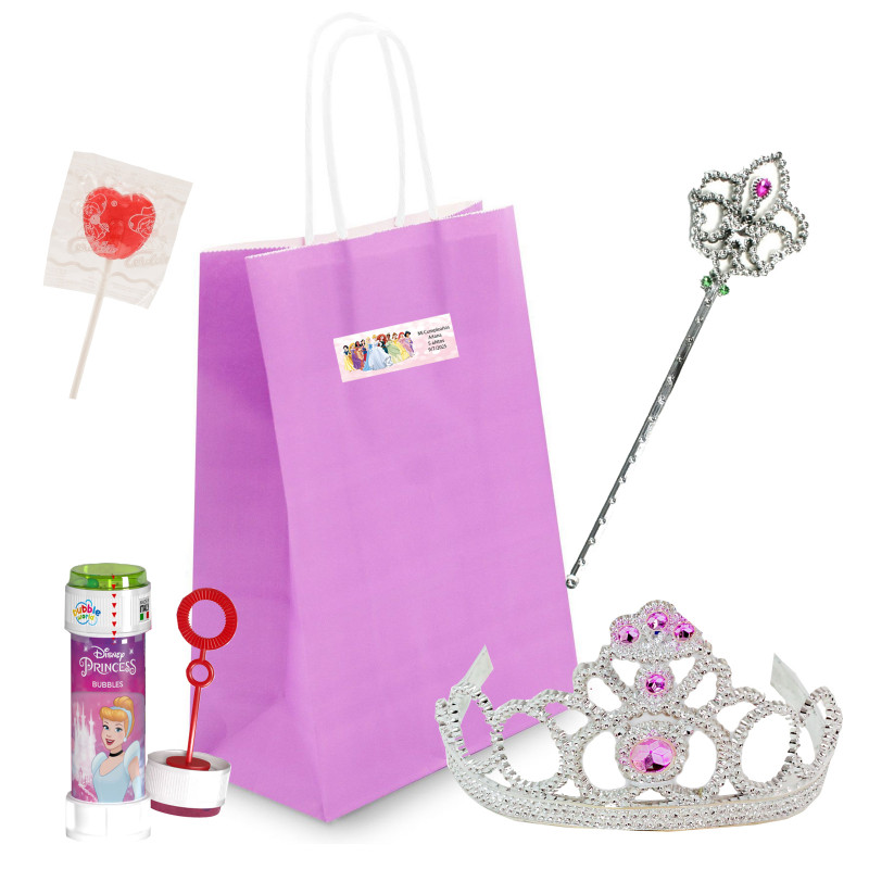 Princesas bolsa personalizada con detalles para niñas