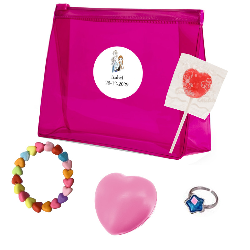 Frozen neceser de regalo temático con detalles infantiles