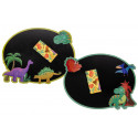 Pizarra infantil dinosaurios