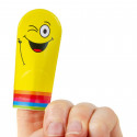 Emoji marioneta de dedo divertida con caritas de emoción