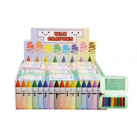 Estuche de ceras de colores