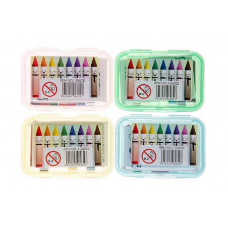 Estuche de ceras de colores