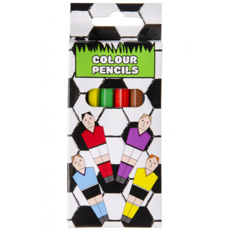 Lápices de colores estuche fútbol