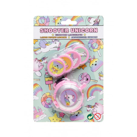 Lanzador de discos unicornio