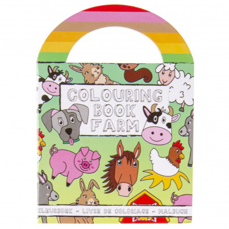 Libro para colorear animales de granja