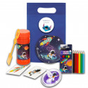 Stitch bolsa con regalos para niños espacial