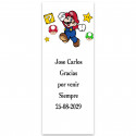 Mario bros juego tres en raya con nocilla y galleta