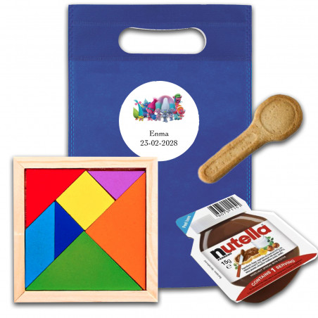 Trolls pack de fiesta para niños con tangram