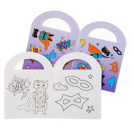 Peppa pig pack de regalo infantil para colorear y jugar