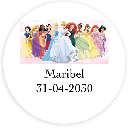 Princesas pack de detalles para invitadas a celebraciones infantiles