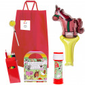 Peppa Pig bolsa con libro para pintar lápices y juegos
