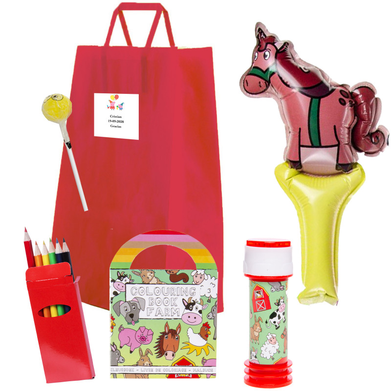 Peppa Pig bolsa con libro para pintar lápices y juegos
